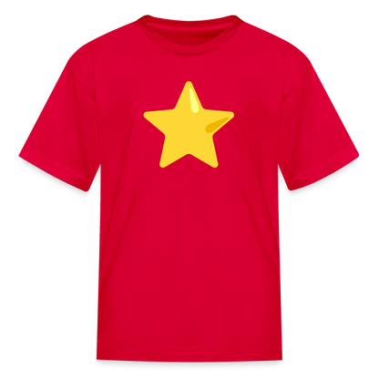 ⭐ Star (Google Noto Color Emoji) Kids' T-Shirt - red