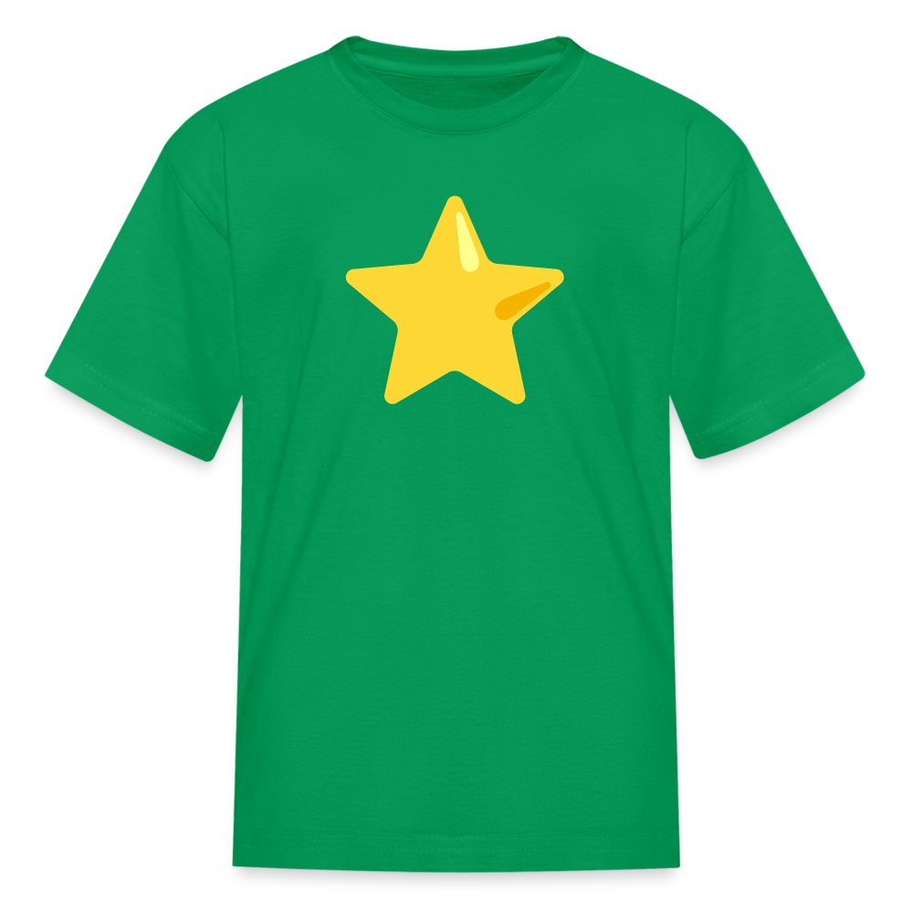 ⭐ Star (Google Noto Color Emoji) Kids' T-Shirt - kelly green