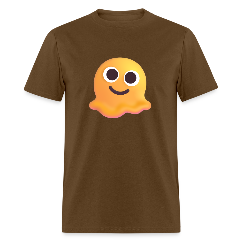 🫠 Melting Face (Microsoft Fluent) Unisex Classic T-Shirt - brown