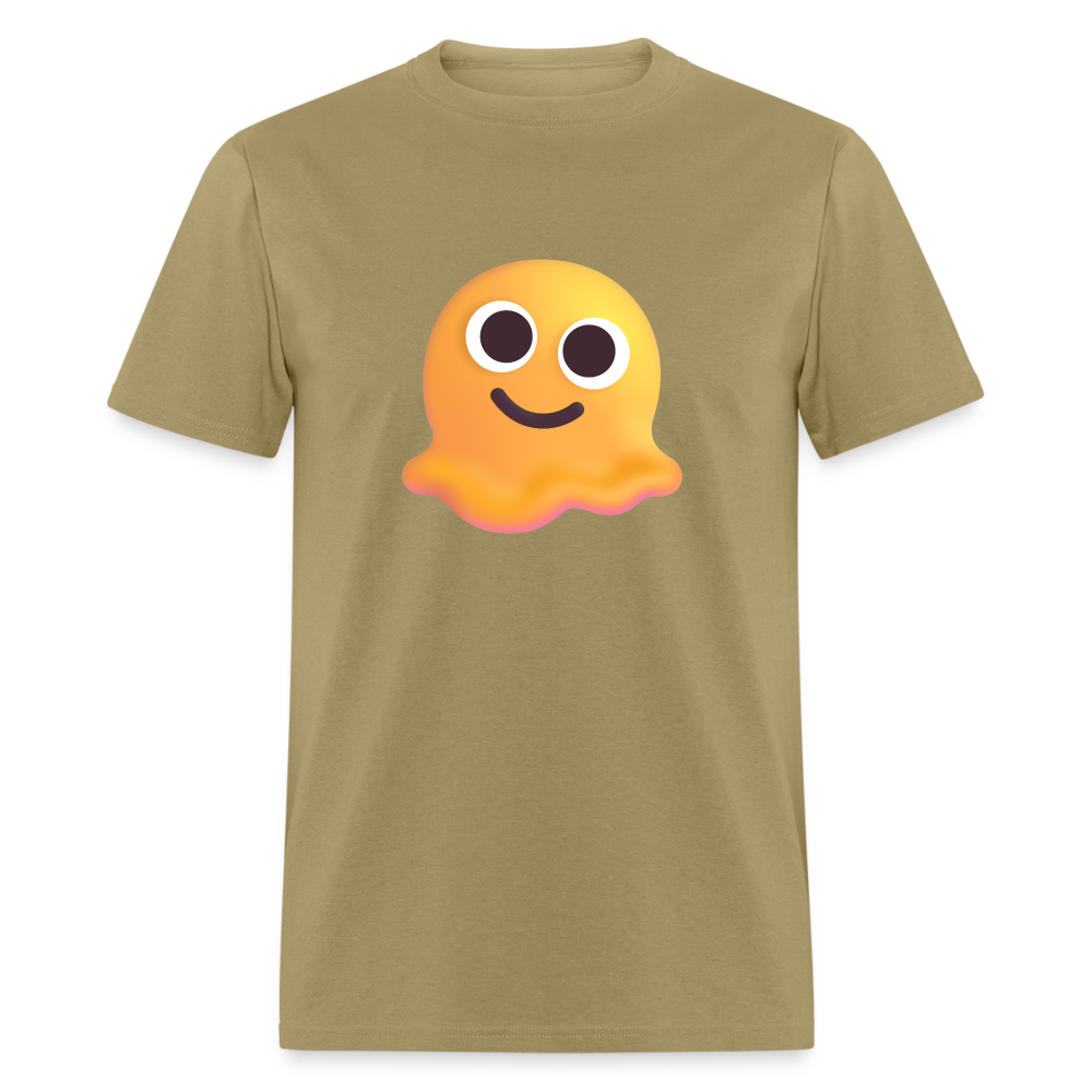 🫠 Melting Face (Microsoft Fluent) Unisex Classic T-Shirt - khaki