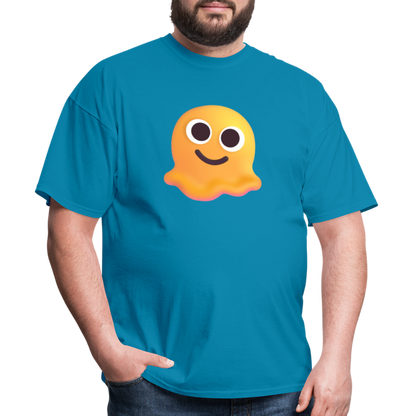 🫠 Melting Face (Microsoft Fluent) Unisex Classic T-Shirt - turquoise