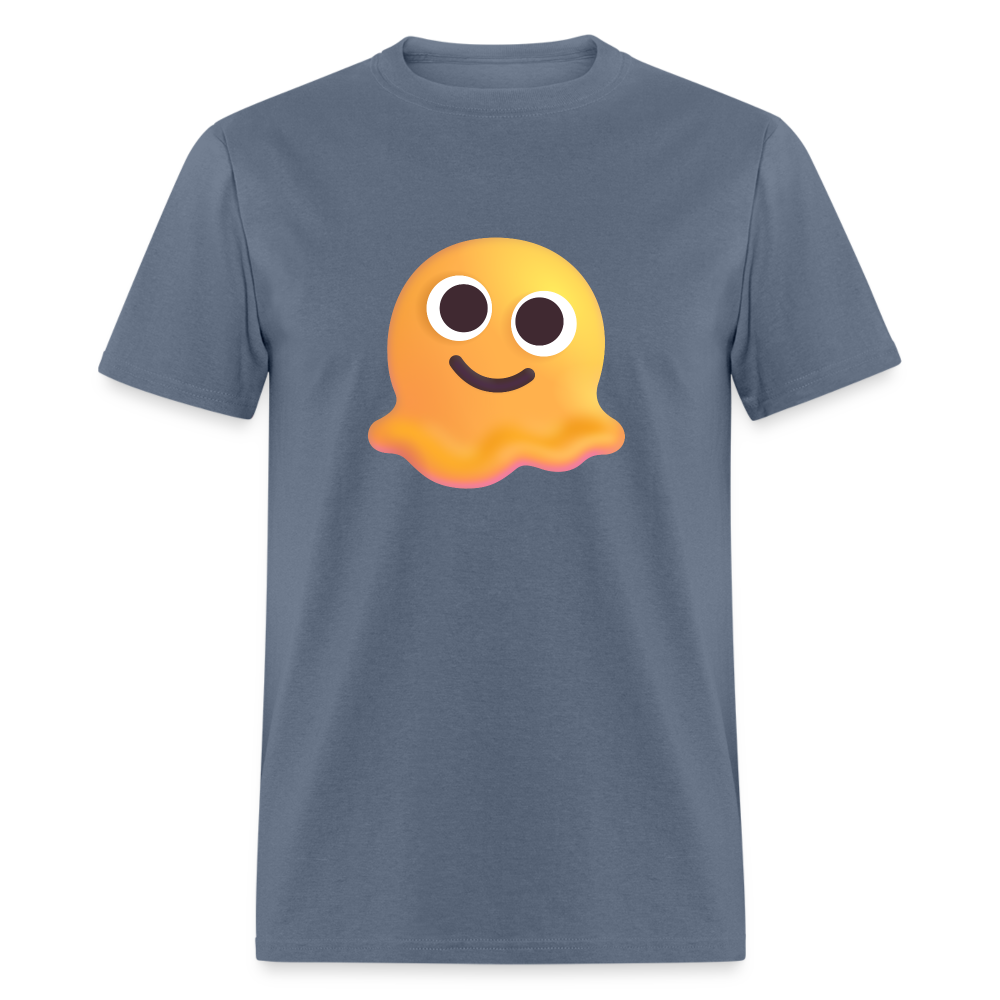 🫠 Melting Face (Microsoft Fluent) Unisex Classic T-Shirt - denim
