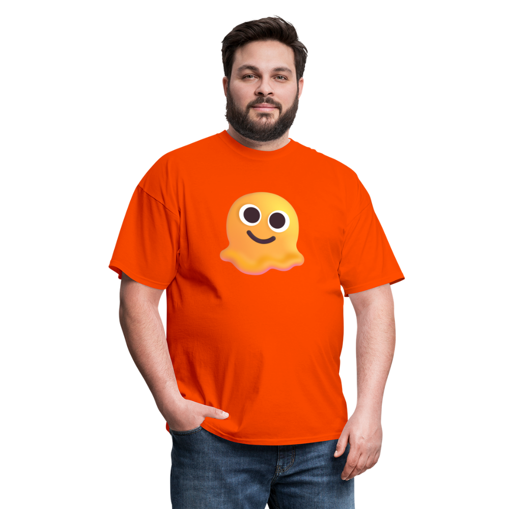 🫠 Melting Face (Microsoft Fluent) Unisex Classic T-Shirt - orange