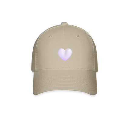 🤍 White Heart (Microsoft Fluent) Baseball Cap - khaki