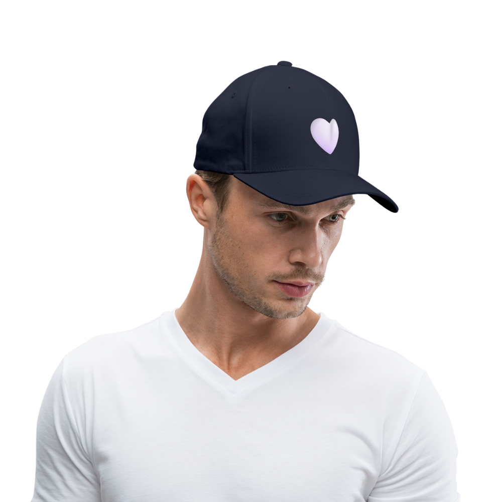 🤍 White Heart (Microsoft Fluent) Baseball Cap - navy