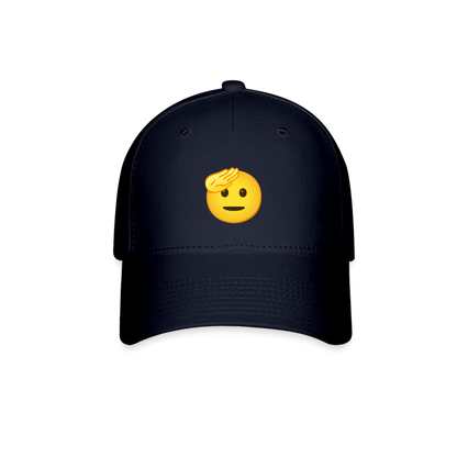 🫡 Saluting Face (Google Noto Color Emoji) Baseball Cap - navy