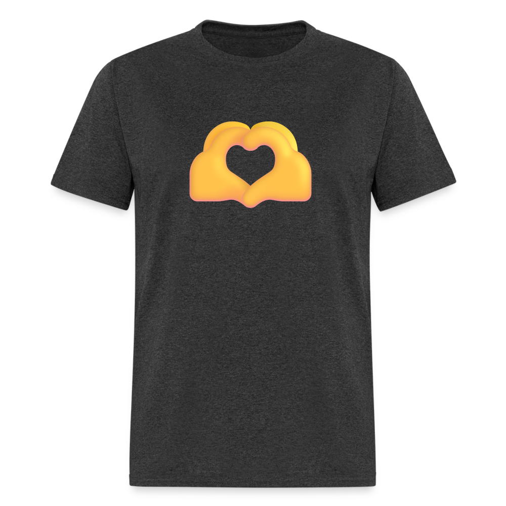 🫶 Heart Hands (Microsoft Fluent) Unisex Classic T-Shirt - heather black