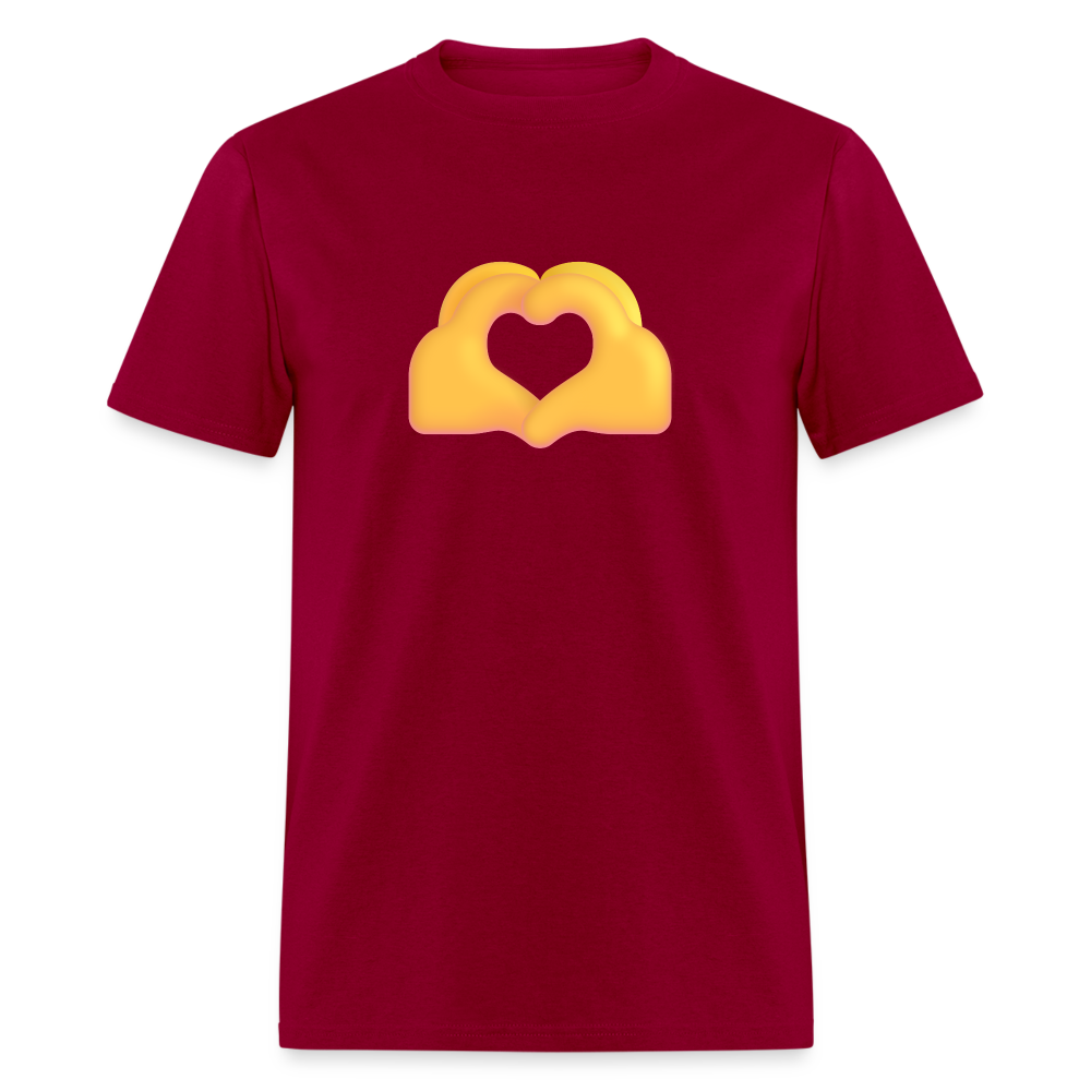 🫶 Heart Hands (Microsoft Fluent) Unisex Classic T-Shirt - dark red