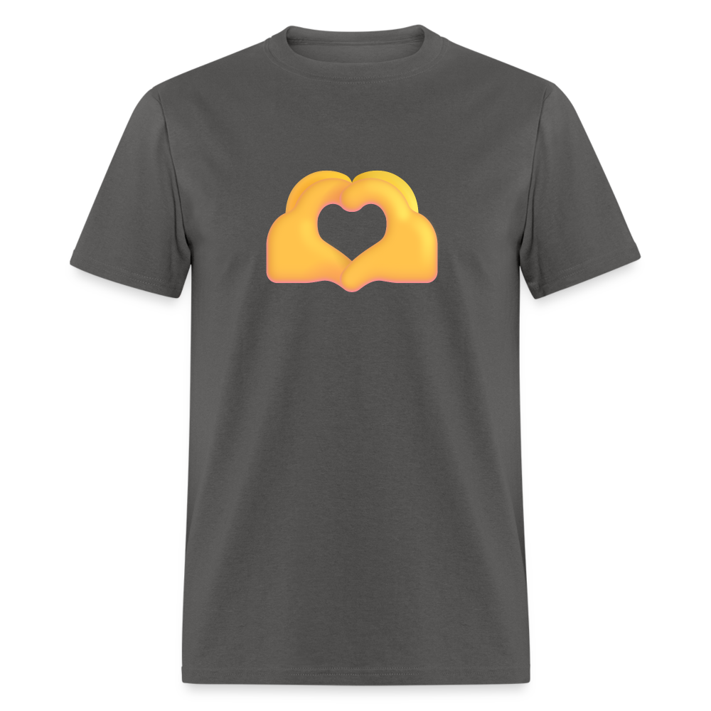 🫶 Heart Hands (Microsoft Fluent) Unisex Classic T-Shirt - charcoal