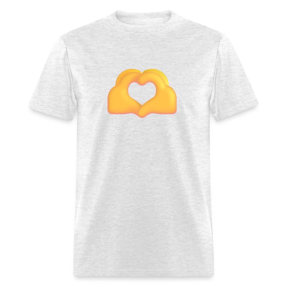 🫶 Heart Hands (Microsoft Fluent) Unisex Classic T-Shirt - light heather gray