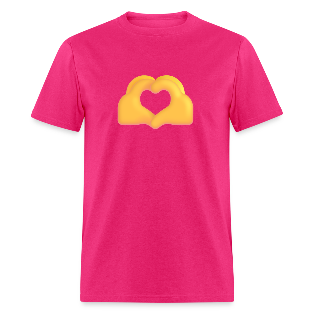 🫶 Heart Hands (Microsoft Fluent) Unisex Classic T-Shirt - fuchsia