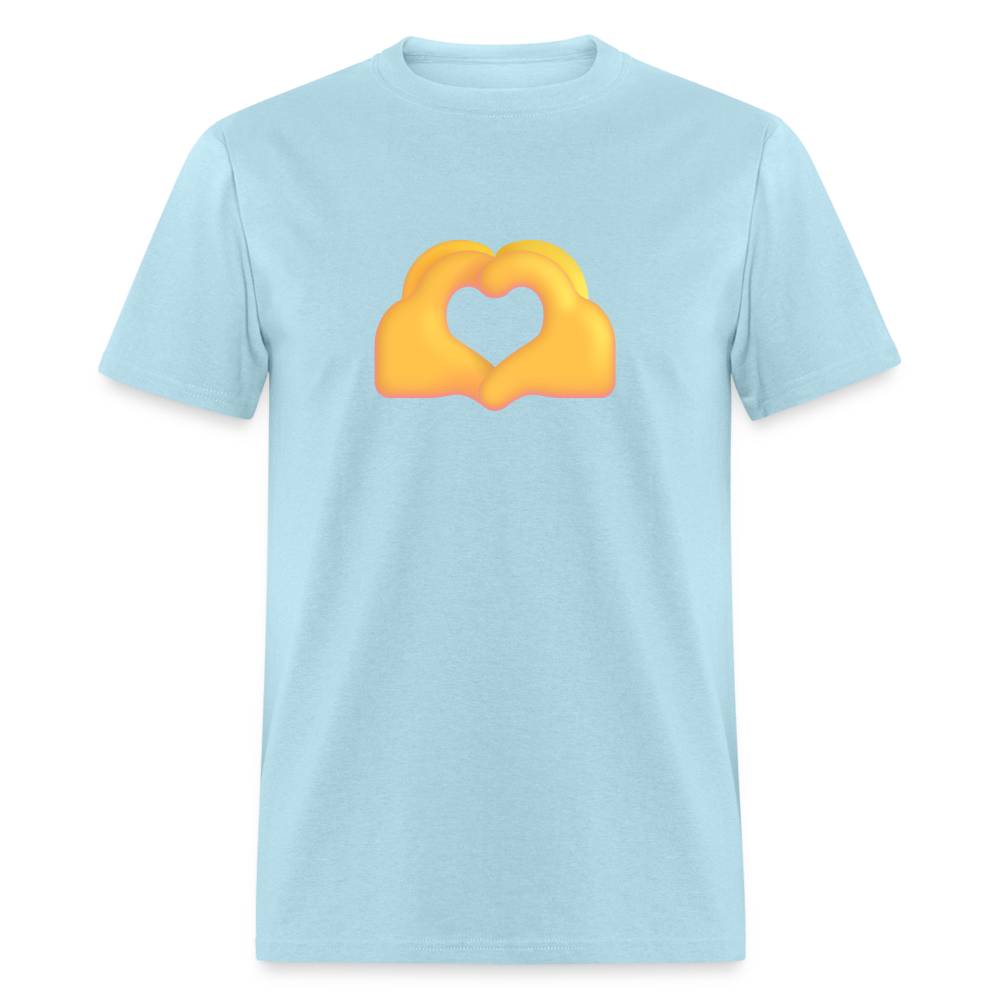 🫶 Heart Hands (Microsoft Fluent) Unisex Classic T-Shirt - powder blue