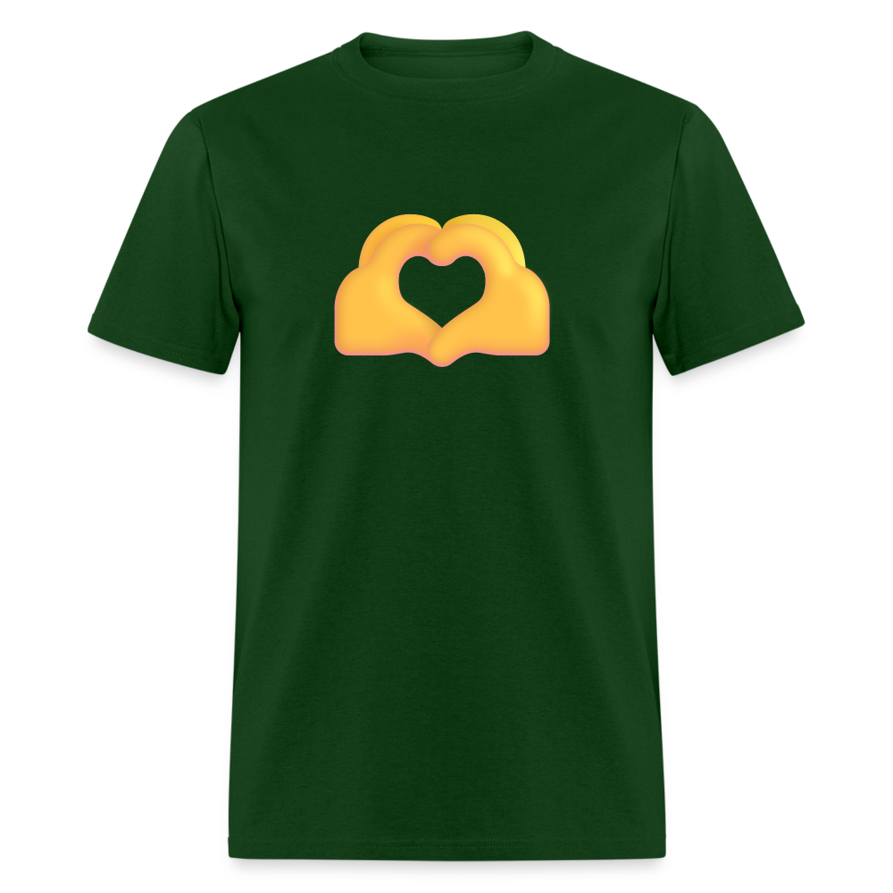 🫶 Heart Hands (Microsoft Fluent) Unisex Classic T-Shirt - forest green