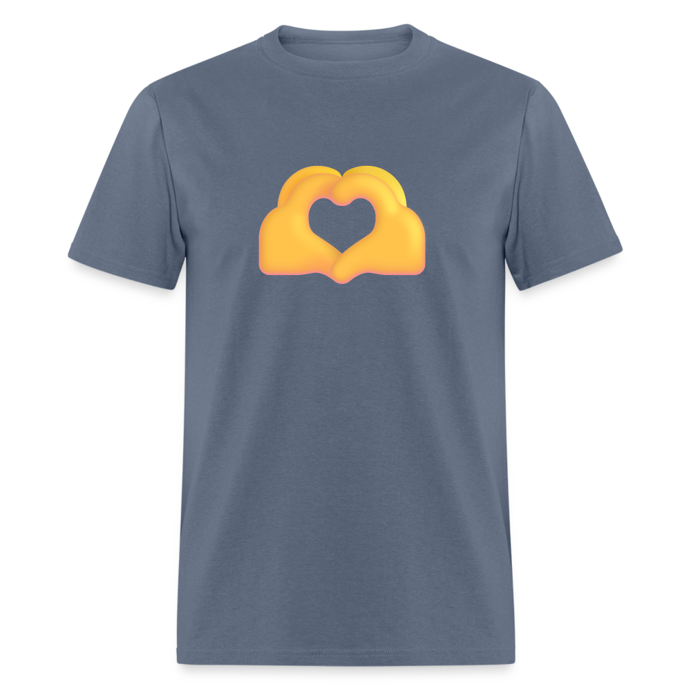 🫶 Heart Hands (Microsoft Fluent) Unisex Classic T-Shirt - denim
