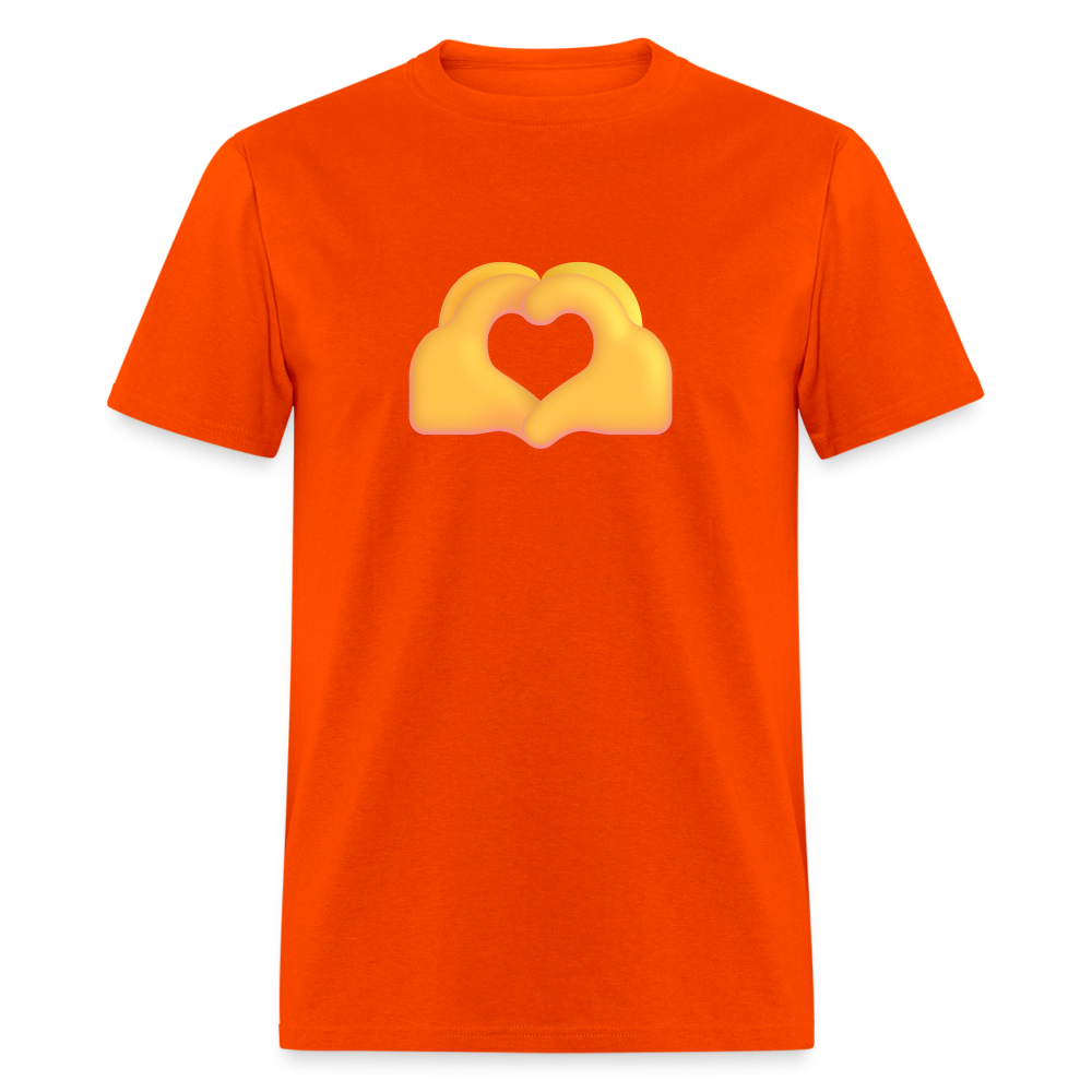 🫶 Heart Hands (Microsoft Fluent) Unisex Classic T-Shirt - orange