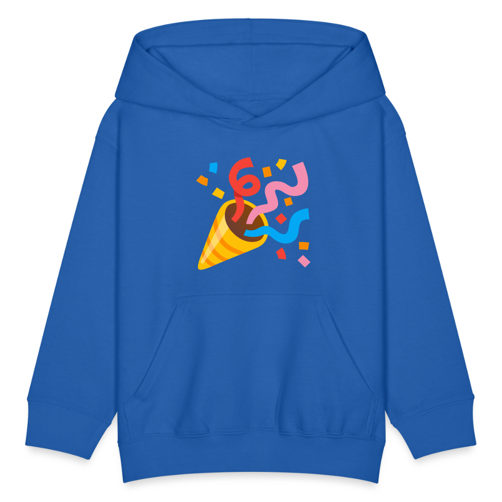 🎉 Party Popper (Noto Color Emoji) Kids' Hoodie - royal blue